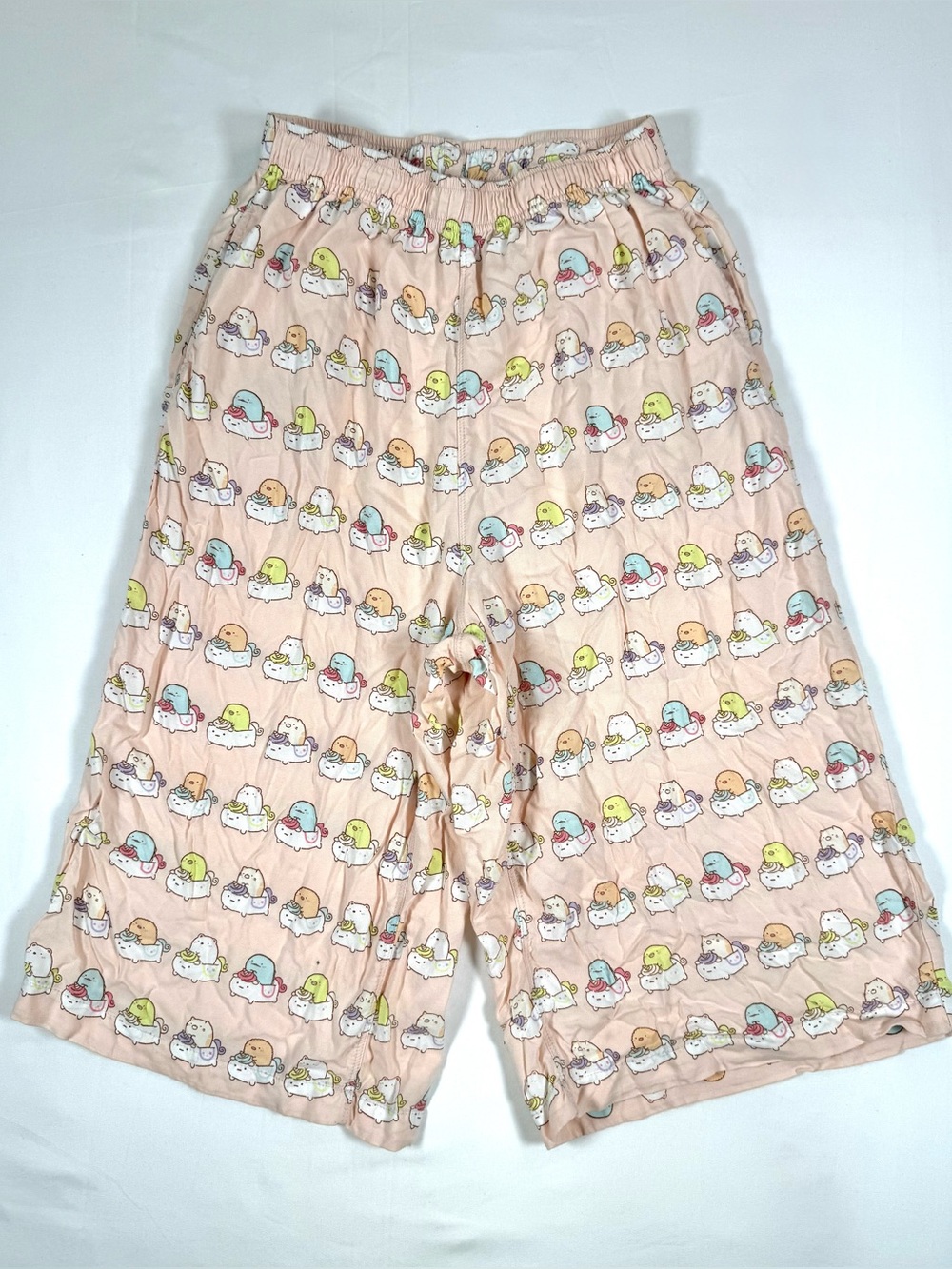 UNIQLO x SUMIKKO GURASHI Girls Cropped Wide Leg Pants 14 Kawaii San X Kidcore